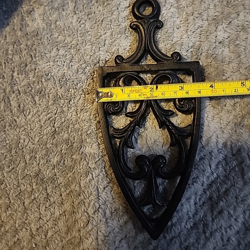 Elegant Vintage Cast Iron Trivet